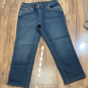 Cato Dark Blue Denim Ankle Jeans Sz 16W
